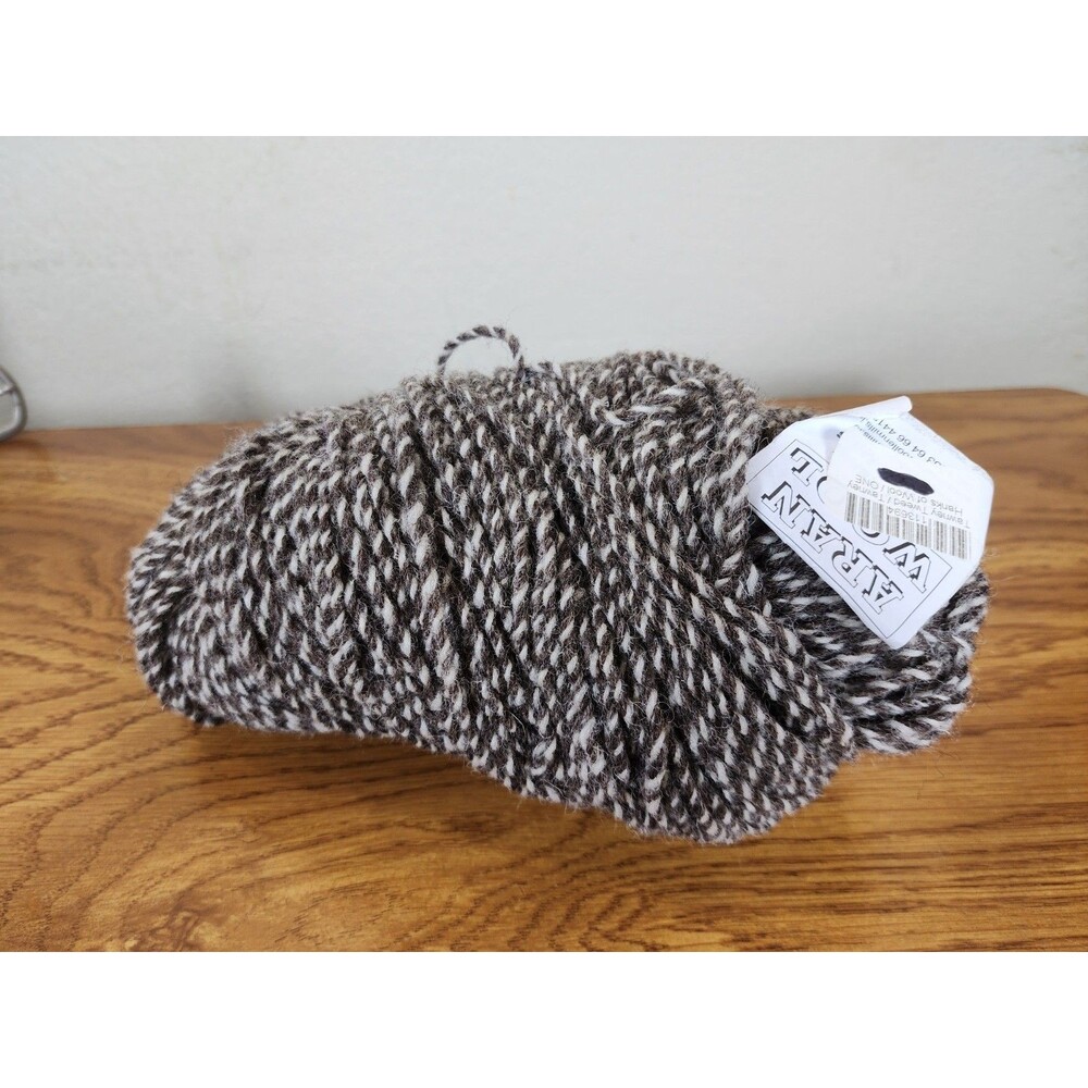 Kerry Woollen Mills Tawny Tweed Aran Wool Yarn 200g Hank 365yd Pure New Wool USA